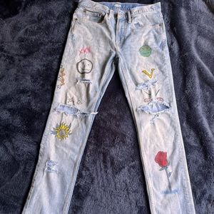 Vintage custom old navy jeans